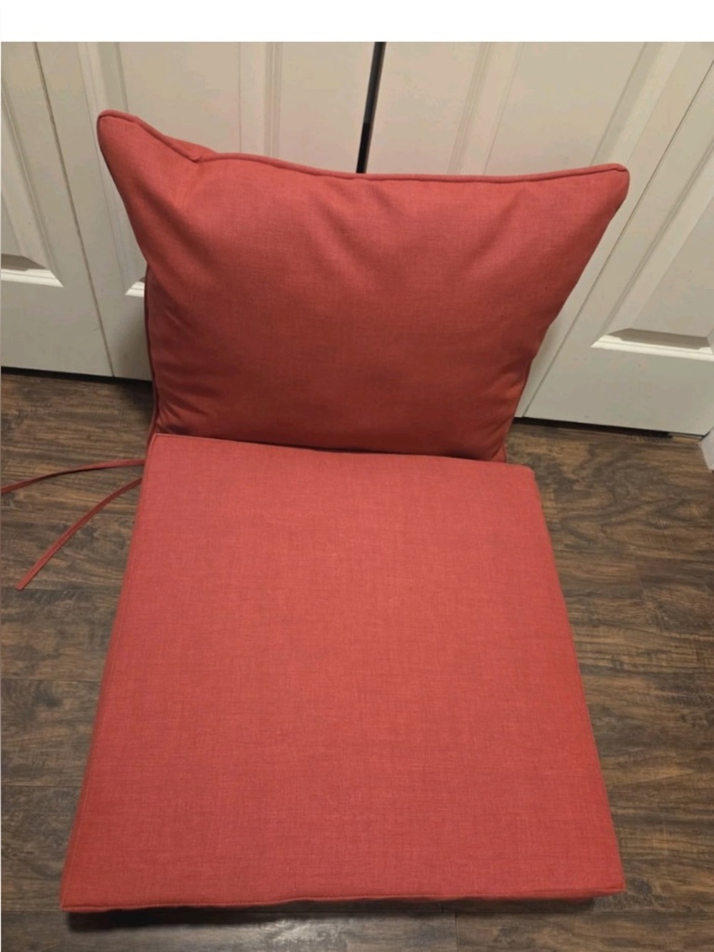 ARDEN 24.0-in x 24.0-in 2 -Piece Ruby Red Leala Deep seat patio chair cushions
